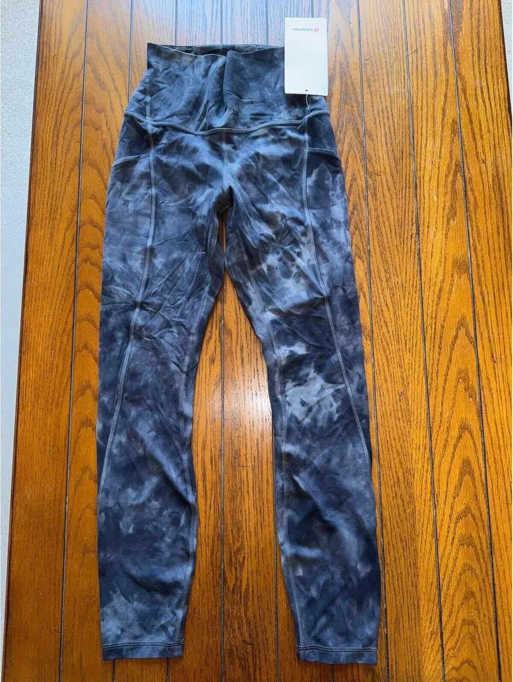 Lululemon Align With Pockets High Rise 25” Diamond Dye Grey DDPG Size 4 NWT